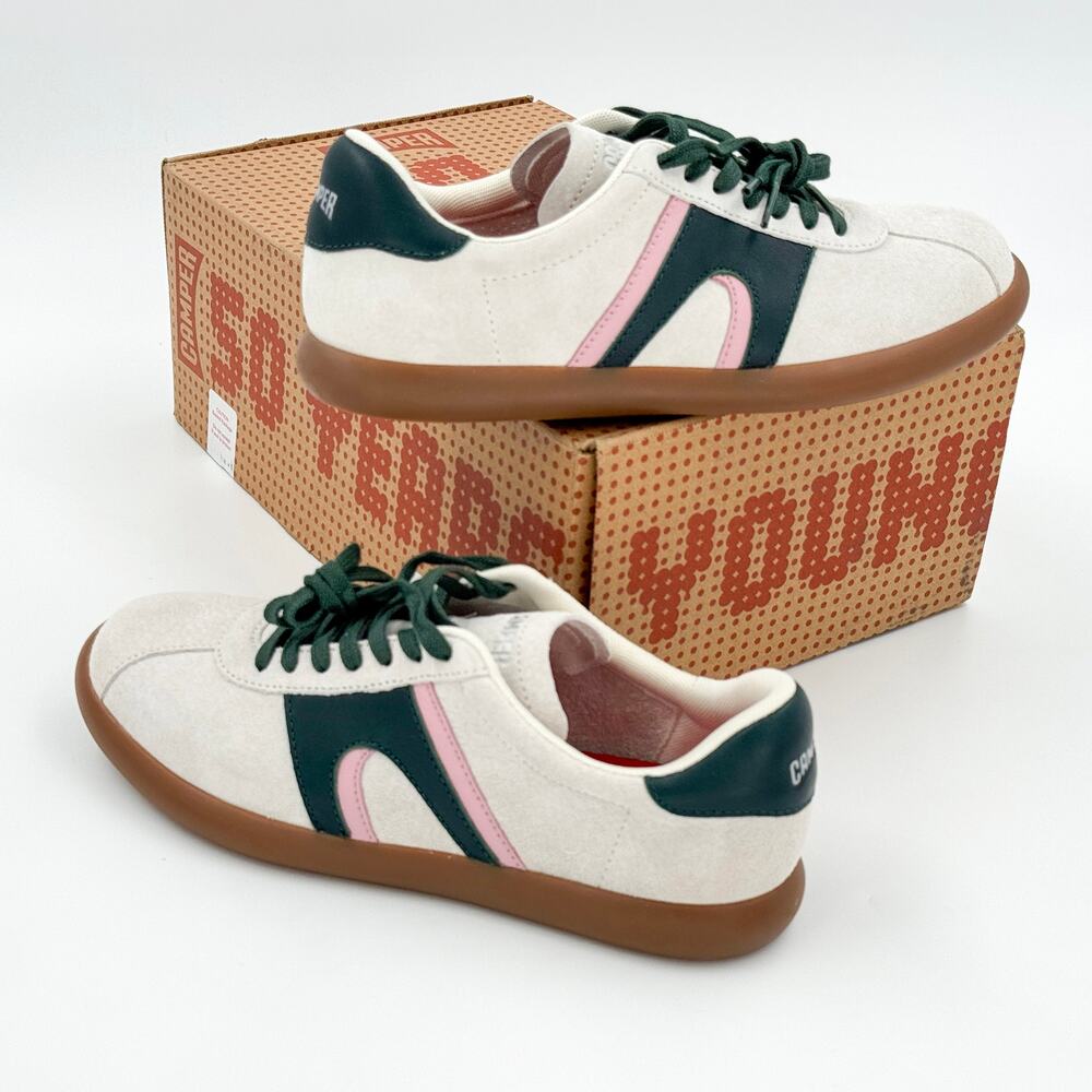 Camper Pelotas Soller K201608-018 White Green Pink Nubuck Sneakers Women's 9 - Picture 4 of 16